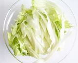 レタスの豆乳スープ作り方1写真