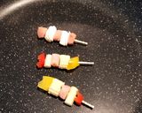 超簡単！キャラ弁にも☆お弁当ミニ焼き鳥☆作り方5写真