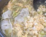 節約飯♪ さっぱり餃子の暖かスープ♪作り方4写真