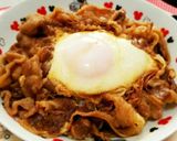 簡単☆すき焼き風肉たま丼☆5分で作れる!作り方6写真