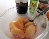 白桃のコンポートとイチゴのトライフル作り方2写真