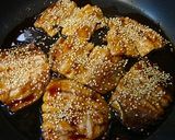 サンマの蒲焼丼♪ゴマとカブ菜の素敵な共演作り方16写真