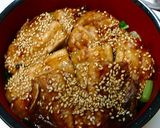 サンマの蒲焼丼♪ゴマとカブ菜の素敵な共演作り方19写真