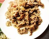 すき焼きのタレで簡単！肉ごぼう☆作り方6写真