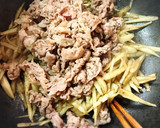 すき焼きのタレで簡単！肉ごぼう☆作り方9写真