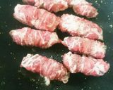 ＊豚肉のナスとチーズロール＊作り方4写真