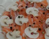 ⌘新玉葱ドレでサーモンカルパッチョ⌘作り方6写真
