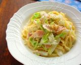 ワンポットパスタ☆挽肉と蓮根のボロネーゼ作り方11写真