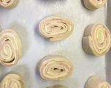 簡単な薄力粉のハムチーズ巻きパン作り方9写真