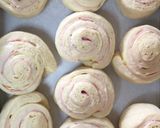 簡単な薄力粉のハムチーズ巻きパン作り方10写真