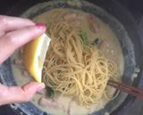 レモンクリームパスタ*村上春樹作り方7写真