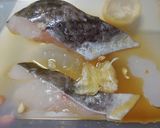 赤飯と鱈（タラ）の黄金焼き　ゆず風味作り方5写真