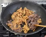 わりな（干しずいき）と牛肉のきんぴら作り方4写真