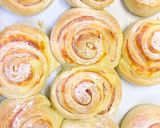簡単な薄力粉のハムチーズ巻きパン作り方12写真