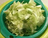 ダシダで！ちくわぶ豚肉春キャベツさっと煮作り方1写真