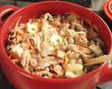 ダシダで！ちくわぶ豚肉春キャベツさっと煮作り方4写真