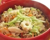 ダシダで！ちくわぶ豚肉春キャベツさっと煮作り方7写真