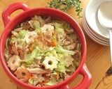 ダシダで！ちくわぶ豚肉春キャベツさっと煮作り方8写真