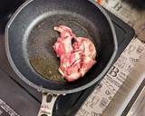 牛肉と長ネギ炒め（味はすき焼き風）作り方3写真
