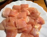 鶏むね肉の梅干し炒め♬作り方1写真