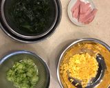 酢の物 #卵 ワカメ ハム キュウリ作り方5写真