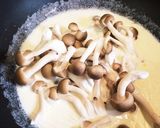 レモンクリームとキノコのパスタ作り方1写真
