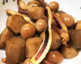 里芋とイカの煮物作り方6写真