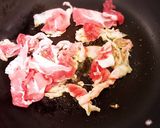 簡単！豚肉とニラのバター炒め♪作り方2写真