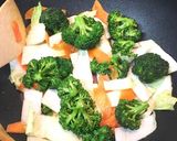 野菜たっぷり♡ツナ缶入り八宝菜風作り方3写真