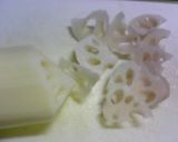 れんこんとひき肉の炒め煮作り方1写真