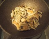 鶏むね肉ときのこのスープパスタ作り方5写真