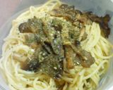 レンジで、簡単♪和風きのこパスタ作り方4写真