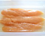 蒸し鶏とがごめ昆布おぼろのサラダ作り方1写真