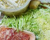 揚げない簡単❗ キャベツともやしの春巻き作り方1写真