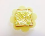 レタスとサラダチキンのトースト☆作り方3写真