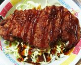 キャベツたっぷり 揚げたてカツ丼♪作り方17写真
