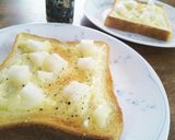 まるでとろけるチーズ♪刻み餅マヨトースト作り方6写真