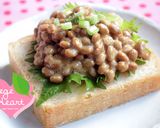 グルテンフリー♪納豆onマイラブ玄米パン作り方7写真