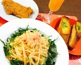 材料少なすぎる！超簡単たらこパスタ作り方6写真