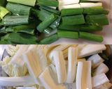 生姜たっぷり♡豚肉と白ネギの味噌煮込み作り方1写真