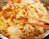 野菜たっぷり煮込みラーメン♥醤油味♥作り方5写真