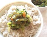 ご飯のお供に！青菜のねばねば昆布♡作り方4写真