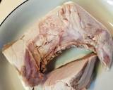 ぶりアラ煮汁で、ふわふわ❤とろろご飯作り方1写真