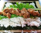 豚肉で作ったよ☆キンパ?風?(笑)作り方3写真