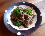 豚肉と舞茸の生姜炒め♪作り方7写真