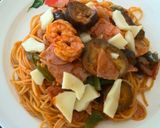 ✳ナスとベーコンのパスタ✳チーズのせ❤作り方10写真