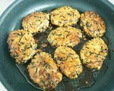 簡単!ふわとろ鶏肉の豆腐つくねハンバーグ作り方13写真
