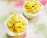 お弁当に簡単♪お花のからしマヨゆで卵♡作り方7写真