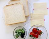 堪らない香ばしさ！ケールのチーズトースト作り方1写真