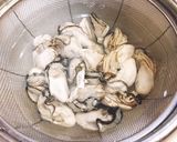カンタン牡蠣のオリーブ漬け焦がし醤油作り方1写真